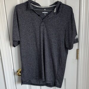 Adidas Men's Striped Polo Shirt